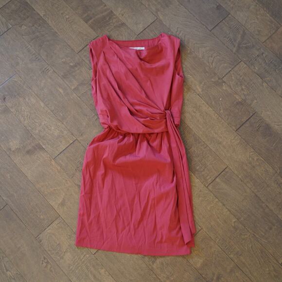 Diane von Furstenberg - Sienna‎ Faux Wrap Shift Dress w/ Sash Sz 4 - Picture 2 of 7